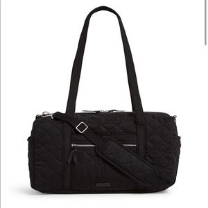 Vera Bradley Small Travel Duffle Bag in Black